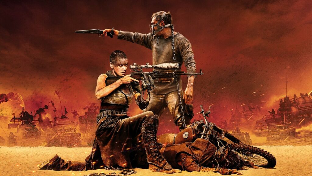 Aquí tienes una lista de diez películas de acción dirigidas por hombres, conocidas por sus intensas escenas de combate y a menudo por "romper huesos" Mad Max Furia en la Carretera (2015)